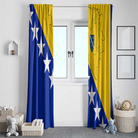 Bosnia and Herzegovina Window Curtain Flag and Coat of Arms Hoodie – Unique Combination Design