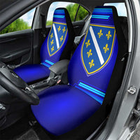 Bosnia and Herzegovina Coat of Arms Car Seat Cover Blend of National Colors & Symbols