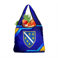 Bosnia and Herzegovina Coat of Arms Grocery Bag Blend of National Colors & Symbols