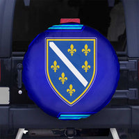 Bosnia and Herzegovina Coat of Arms Spare Tire Cover Blend of National Colors & Symbols