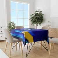 Bosnia and Herzegovina Coat of Arms Tablecloth Blend of National Colors & Symbols