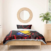 Bosnia and Herzegovina Flag Bedding Set with Dragon Shape - Fusion of National Pride & Sports Spirit