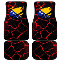 Bosnia and Herzegovina Flag Car Mats with Dragon Shape - Fusion of National Pride & Sports Spirit