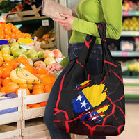 Bosnia and Herzegovina Flag Grocery Bag with Dragon Shape - Fusion of National Pride & Sports Spirit