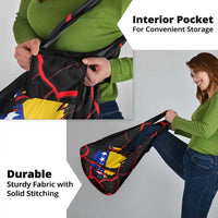 Bosnia and Herzegovina Flag Grocery Bag with Dragon Shape - Fusion of National Pride & Sports Spirit