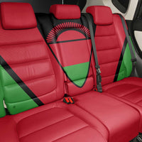 Malawi Flag Back Car Seat Cover Colors Blended with National Emblem - Symbolic Design