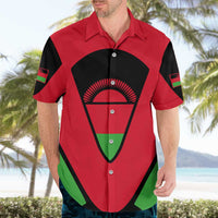Malawi Flag Hawaiian Shirt Colors Blended with National Emblem - Symbolic Design