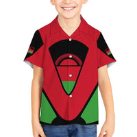 Malawi Flag Hawaiian Shirt Colors Blended with National Emblem - Symbolic Design