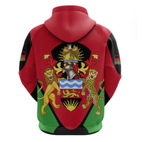 Malawi Flag Hoodie Colors Blended with National Emblem - Symbolic Design