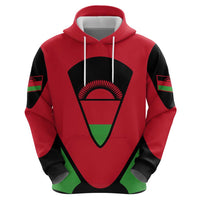 Malawi Flag Hoodie Colors Blended with National Emblem - Symbolic Design