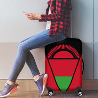 Malawi Flag Luggage Cover Colors Blended with National Emblem - Symbolic Design