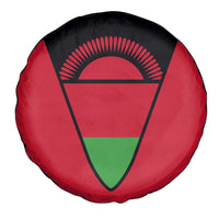 Malawi Flag Spare Tire Cover Colors Blended with National Emblem - Symbolic Design