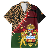 Malawi Family Matching Mermaid Dress and Hawaiian Shirt Coat of Arms & Leopard Print - Unique Motif Fusion