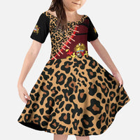 Malawi Family Matching Off Shoulder Maxi Dress and Hawaiian Shirt Coat of Arms & Leopard Print - Unique Motif Fusion
