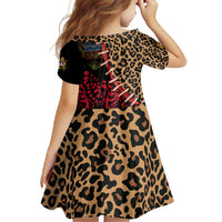 Malawi Family Matching Summer Maxi Dress and Hawaiian Shirt Coat of Arms & Leopard Print - Unique Motif Fusion