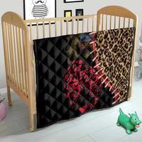 Malawi Quilt Coat of Arms & Leopard Print - Unique Motif Fusion