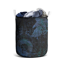 Odin Norse Mythology Laundry Basket Viking Rune Art Style