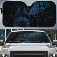 Odin Norse Mythology Auto Sun Shade Viking Rune Art Style