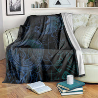 Odin Norse Mythology Blanket Viking Rune Art Style