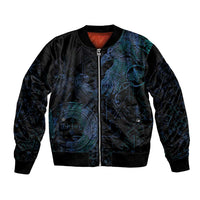 Odin Norse Mythology Bomber Jacket Viking Rune Art Style