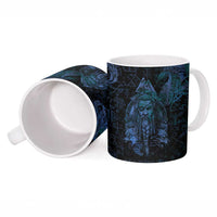 Odin Norse Mythology Ceramic Mug Viking Rune Art Style