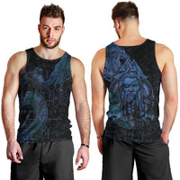 Odin Norse Mythology Men Tank Top Viking Rune Art Style