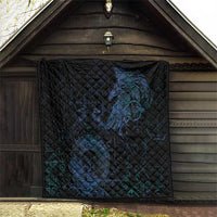 Odin Norse Mythology Quilt Viking Rune Art Style