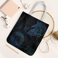 Odin Norse Mythology Tote Bag Viking Rune Art Style