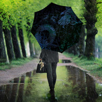Odin Norse Mythology Umbrella Viking Rune Art Style