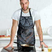 Thor and Jormungandr Norse Mythology Viking Apron Celtic Knot and Rune Art Style