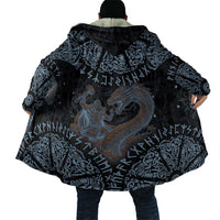 Thor and Jormungandr Norse Mythology Viking Cloak Celtic Knot and Rune Art Style