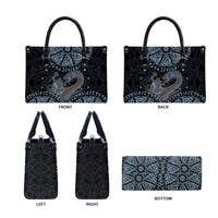 Thor and Jormungandr Norse Mythology Viking Leather Bag Celtic Knot and Rune Art Style
