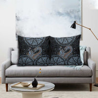 Thor and Jormungandr Norse Mythology Viking Pillow Cover Celtic Knot and Rune Art Style