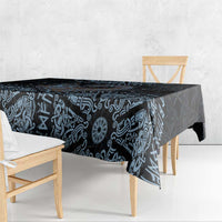 Thor and Jormungandr Norse Mythology Viking Tablecloth Celtic Knot and Rune Art Style