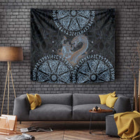 Thor and Jormungandr Norse Mythology Viking Tapestry Celtic Knot and Rune Art Style