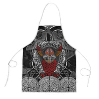 Viking Berserker and Valknut Norse Mythology Apron Red and Black Celtic Knotwork Art