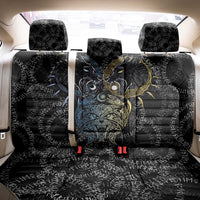 Skoll and Hati Norse Mythology Back Car Seat Cover Viking Dual Moon Celtic Line Art