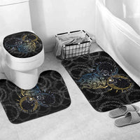 Skoll and Hati Norse Mythology Bathroom Set Viking Dual Moon Celtic Line Art