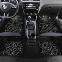 Skoll and Hati Norse Mythology Car Mats Viking Dual Moon Celtic Line Art