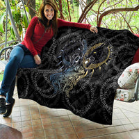 Skoll and Hati Norse Mythology Quilt Viking Dual Moon Celtic Line Art