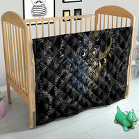 Skoll and Hati Norse Mythology Quilt Viking Dual Moon Celtic Line Art
