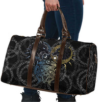 Skoll and Hati Norse Mythology Travel Bag Viking Dual Moon Celtic Line Art