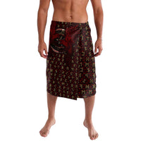 Raven and Bear Norse Symbolism Lavalava Viking Blood Red Rune Art Style
