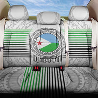 Djibouti Roots Back Car Seat Cover Urban Streetwear with African Tribal Design & Patriotic Elements