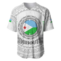 Djibouti Roots Baseball Jersey Urban Streetwear with African Tribal Design & Patriotic Elements