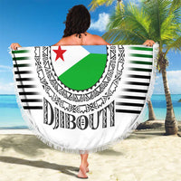 Djibouti Roots Beach Blanket Urban Streetwear with African Tribal Design & Patriotic Elements