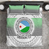 Djibouti Roots Bedding Set Urban Streetwear with African Tribal Design & Patriotic Elements