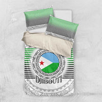 Djibouti Roots Bedding Set Urban Streetwear with African Tribal Design & Patriotic Elements