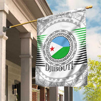 Djibouti Roots Garden Flag Urban Streetwear with African Tribal Design & Patriotic Elements