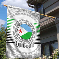 Djibouti Roots Garden Flag Urban Streetwear with African Tribal Design & Patriotic Elements